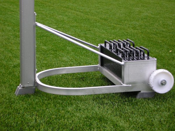 Multifunctionele vrijstaande palen t.b.v. tennis, volleybalpalen en badminton - Afbeelding 2