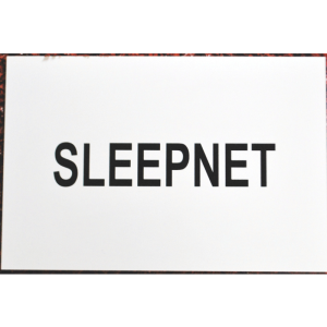 Baanbordje met tekst 20 x 30 cm