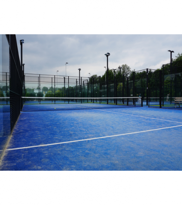 Binnenkant padelkooi Mariaheide