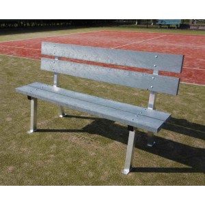 Zitbank met rugleuning