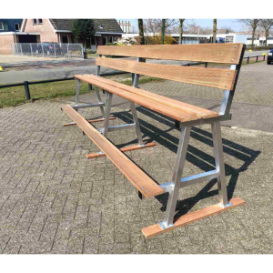 Tribunebank 3,5 meter, enkele rij