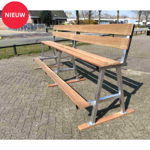 Tribunebank 3,5 meter, enkele rij